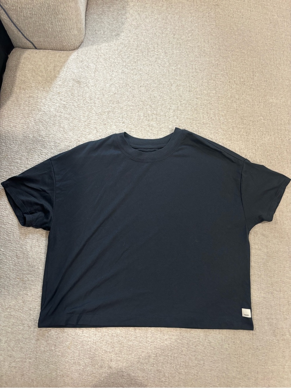 Vuori Black Short Sleeve Crewneck Tee